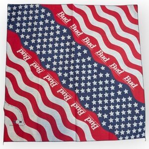Vintage 1996 Bud King Of Beers Handkerchief Bandana Scarf